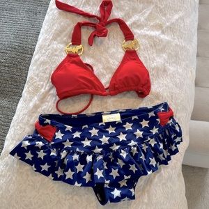 COPY - DC Comics Swim - Wonder Woman Ruffle Bikini